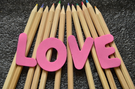 word loveの写真素材
