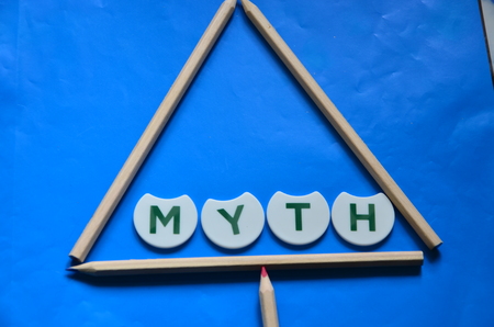 WORD MYTH WITH BLUEの写真素材