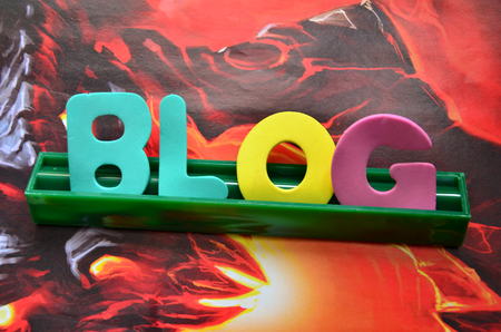 WORD BLOGの写真素材