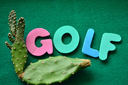 word golfの写真素材