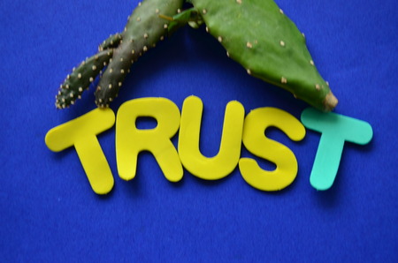 word trustの写真素材