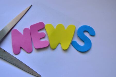 word newsの写真素材