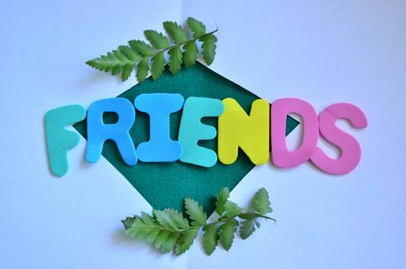 word friendsの写真素材