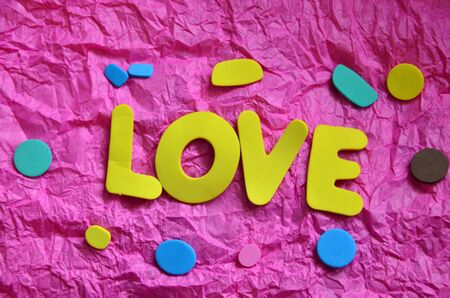 WORD LOVEの写真素材