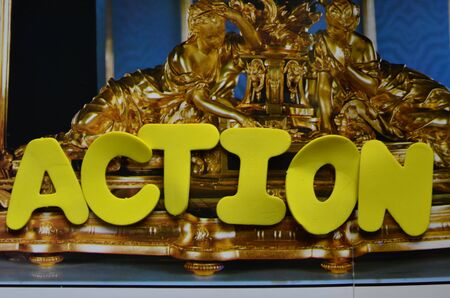 word actionの写真素材