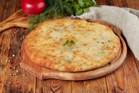 Traditional meat pie, Caucasus, Ossetian pie