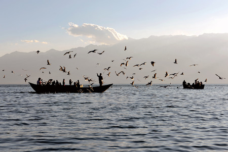 Scenery at Erhai Lake Yunnan provinceのeditorial素材
