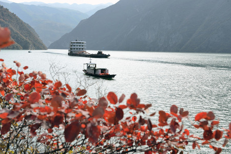 Chongqing tourism China - Three Gorges qutangxiaのeditorial素材