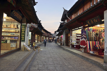Yunnan Lijiang ancient cityのeditorial素材