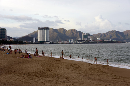 Coastal city scenery of Vietnamのeditorial素材