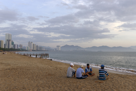 Coastal city scenery of Vietnamのeditorial素材
