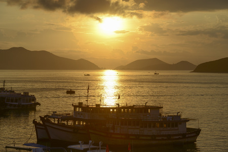 Coastal city scenery of Vietnamのeditorial素材