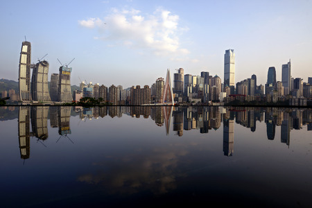 Chongqing Cityscapeのeditorial素材