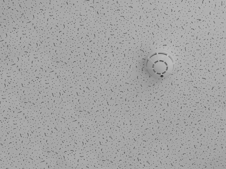 sensor, fire protection, ceiling, background smoke detection alarm prevention protectionの写真素材