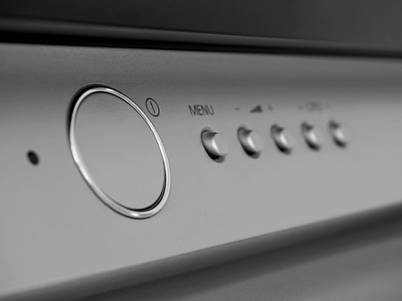 TV control panel, power on, channel digital sound