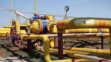 Gas industry, emergency condition gas transmission system. Old communications, shut-off valves and...