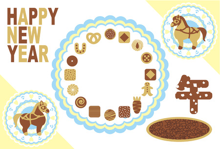 cookiesのイラスト素材