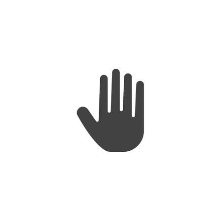 hand, palm icon vector illustrationのイラスト素材