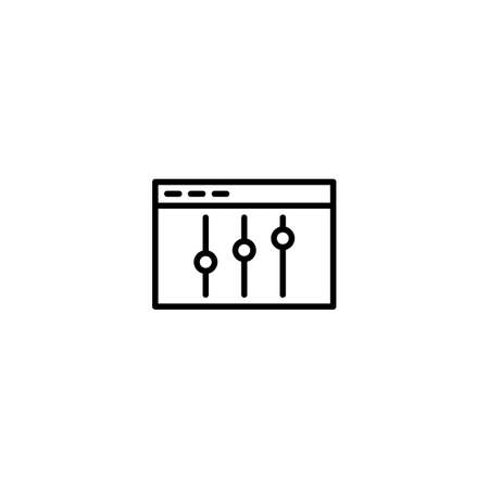 SEO, search engine optimization icon vector illustrationのイラスト素材