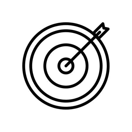 target, marketing icon vector illustrationのイラスト素材