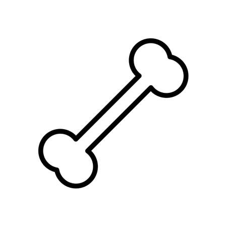 dog bone icon vector illustrationのイラスト素材