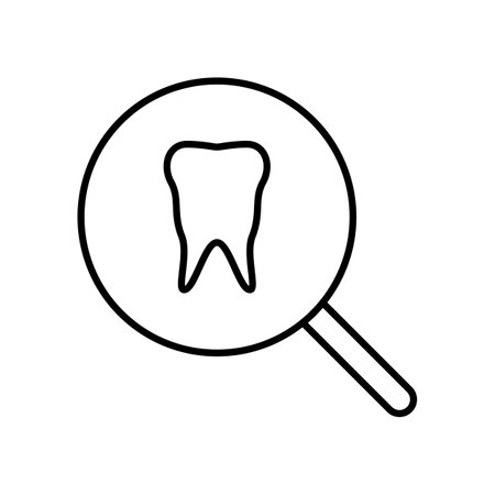 tooth inspection icon vector illustrationのイラスト素材