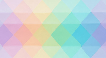 Illustration of blue, pink and yellow Pastel Abstract geometric backgroundの素材