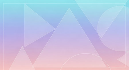 Abstract geometric background for web design. Colorful gradient. Vector illustration.の素材