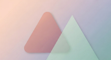abstract background with triangle shapes in pastel colors, vector illustrationの素材