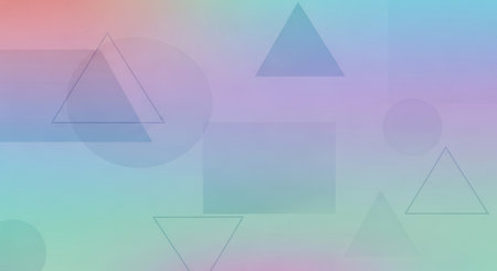Abstract geometric background with triangles and space for text. Vector illustration.の素材