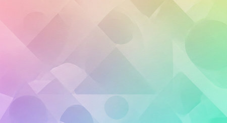 Abstract colorful pastel gradient with geometric shape for background,illustrationの素材