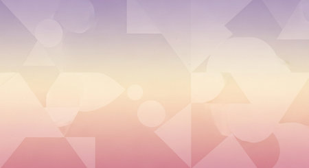 Abstract background with geometric shapes. Gradient mesh. Vector illustration.の素材