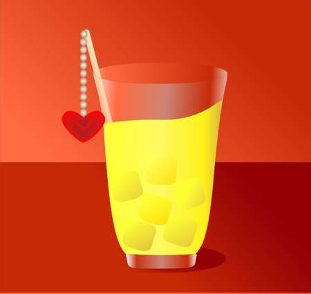 glass with ice(0).jpgのイラスト素材