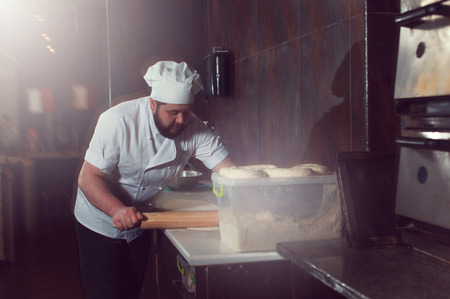 rolling a dough.の写真素材