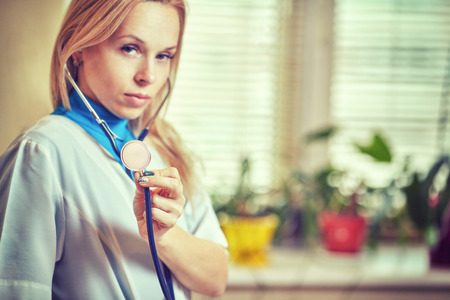 doctor concept. doctor in hospital.  Doctor with   stethoscope.の写真素材