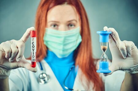 Concept of a global epidemic, virus protection measures and disease prevention.の写真素材