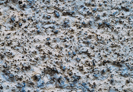 Bright colorful painted background. old wall blue background.の写真素材