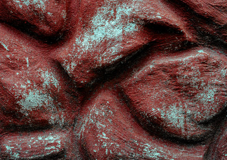 Texture of a stone wall. Stone wall as a background or texture. Part of a stone wall, for background or textureの写真素材