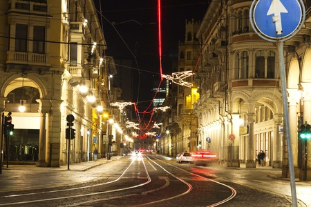 City in the nightの写真素材