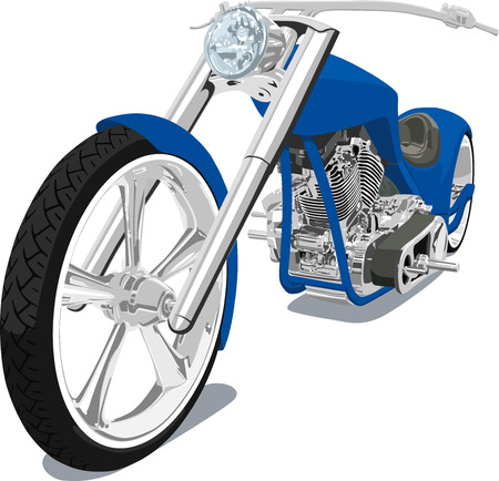 Custom Chopperのイラスト素材
