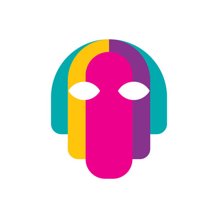 Colorful Logo Concept Dynamic Corporate Icon Vector Elementのイラスト素材