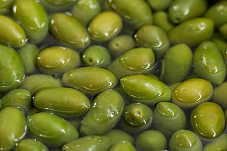 Olive or olive is the fruit of the olive tree with great agricultural importance in the Mediterranean region as a source of oil.の写真素材