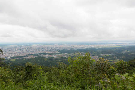 Pico do Urubu is a famous viewpoint located in the city of Mogi da Cruzes/SP.の写真素材