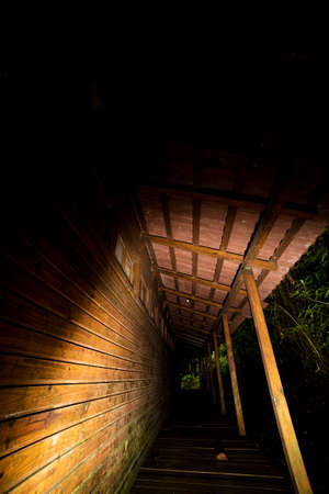Wooden houses have been present in popular culture and in the dreams of many people for a long time.の写真素材