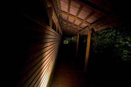 Wooden houses have been present in popular culture and in the dreams of many people for a long time.の写真素材