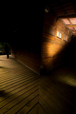 Wooden houses have been present in popular culture and in the dreams of many people for a long time.の写真素材