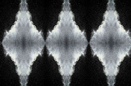 Cassava flour tossed to spread. Traditional food in many regions of Brazil. Creative colors and shapes using flour.の写真素材