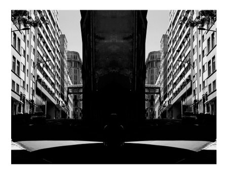 Architecture of buildings in the historic center of SÃ£o Paulo, Brazil.の写真素材