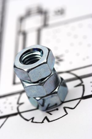 Nuts close up with shallow Dofの写真素材