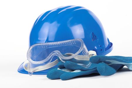 Safety gear kit close upの写真素材